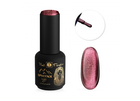 SPHYNX Lac Cat Eye Gel Polish - Garnet Glow 10ml